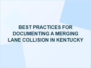 How to Document a Merging Lane Collision in Kentucky